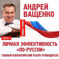 . Личная эффективность «по-русски». Лекция 2