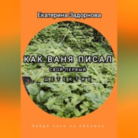 Екатерина Александровна Задорнова. Как Ваня писал свой первый детектив