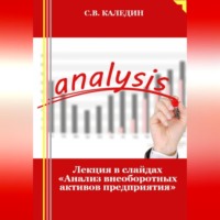 . Лекция в слайдах «Анализ внеоборотных активов предприятия»