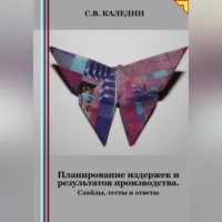 . Планирование издержек и результатов производства. Слайды, тесты и ответы