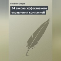 Георгий Огарёв. 34 закона эффективного управления компанией