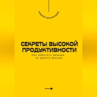 Андрей Миллиардов. Секреты высокой продуктивности. Как работать меньше, но делать больше