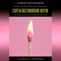Андрей Миллиардов. Секреты восстановления энергии. Как бороться с выгоранием
