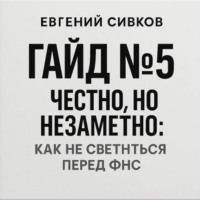 . Гайд 5: честно, но незаметно: как не светиться перед ФНС
