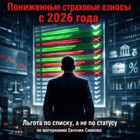 . Пониженные страховые взносы с 2026 года: льгота по списку, а не по статусу