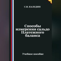 Сергей Каледин. Способы измерения сальдо Платежного баланса