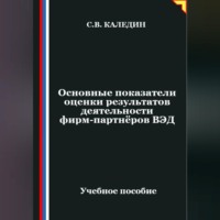 . Основные показатели оценки результатов деятельности фирм-партнёров ВЭД