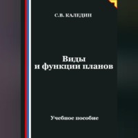 Сергей Каледин. Виды и функции планов