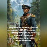. Заграничный поход русской армии 1813, 1814 годов, материальная основа военной операции, логистика, санитария, выживаемость