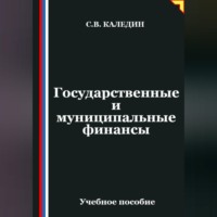 . Государственные и муниципальные финансы