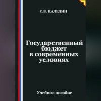 Сергей Каледин. Государственный бюджет в современных условиях