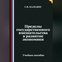 . Пределы государственного вмешательства в развитие экономики