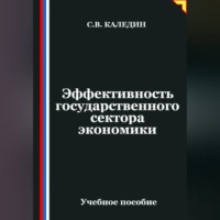 . Эффективность государственного сектора экономики