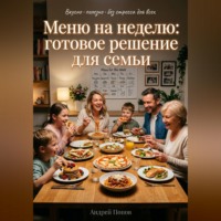 . Меню на неделю: готовое решение для семьи
