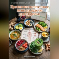 . Противовоспалительное меню на неделю для здоровья