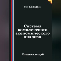 . Система комплексного экономического анализа