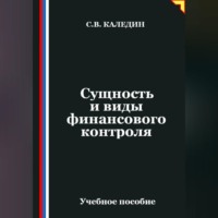 Сергей Каледин. Сущность и виды финансового контроля