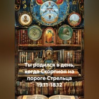 Веда Снегирева. Ты родился в день, когда-Скорпион на пороге Стрельца 19.11-18.12