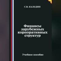 Сергей Каледин. Финансы зарубежных корпоративных структур