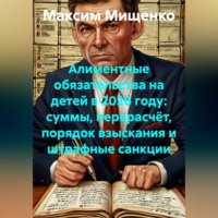 Максим Мищенко. Алиментные обязательства на детей в 2026 году: суммы, перерасчёт, порядок взыскания и штрафные санкции