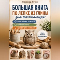 . Большая книга по лепке из глины для начинающих: пошаговые мастер-классы, готовые шаблоны и идеи для детей и взрослых.