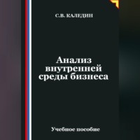 Сергей Каледин. Анализ внутренней среды бизнеса