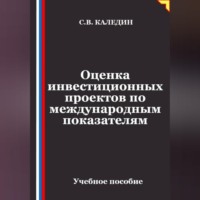 . Оценка инвестиционных проектов по международным показателям