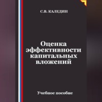 . Оценка эффективности капитальных вложений