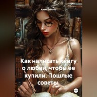 Алекс Глиттер. Как написать книгу о любви, чтобы ее купили. Пошлые советы.