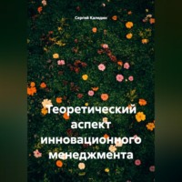 Сергей Каледин. Теоретический аспект инновационного менеджмента