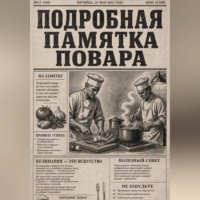Караев Хетаг. Подробная памятка повара