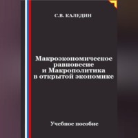 Сергей Каледин. Макроэкономическое равновесие и макрополитика в открытой экономике