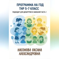 Оксана Александровна Насонова. Программа на год. ТНР 5. 7 класс. Подходит для дизартрии и заикания. Часть 1